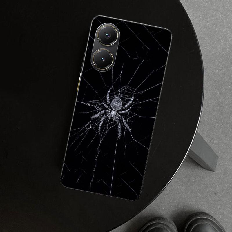 Чехол для телефона с изображением паука Черная вдова для Xiaomi Poco X6 X5 X7 Pro F7 Ultra Redmi 15C 15 13C 13 12C 12 10C 10 10A 9C 9A 9T