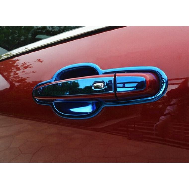 For 2018- Chevrolet Equinox Blue Steel Car Outside Door Handle Cover Trim