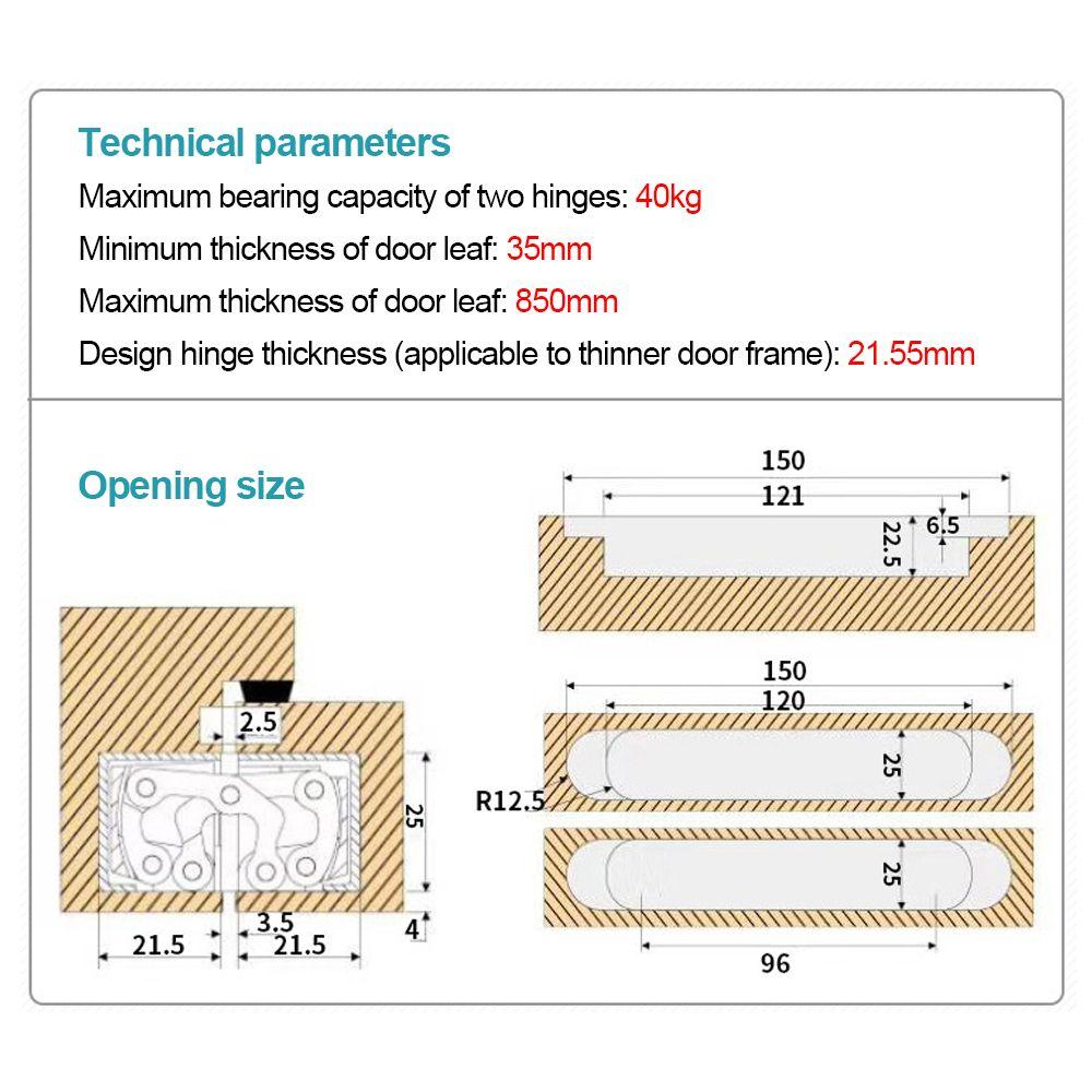 Складная невидимая крестовая дверная петля из нержавеющей стали, аксессуары для окон, мебельные принадлежности, скрытые петли