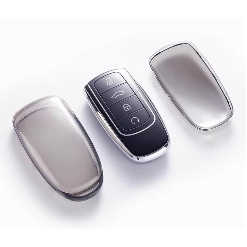 Для Chery Omoda 5 C5 Tigo 7 8 Pro Max Tigo 7 8 Plus Arrizo 5 Plus Чехол для ключа автомобиля Мягкий ТПУ Чехол для ключа Брелок Кольцо Аксессуары