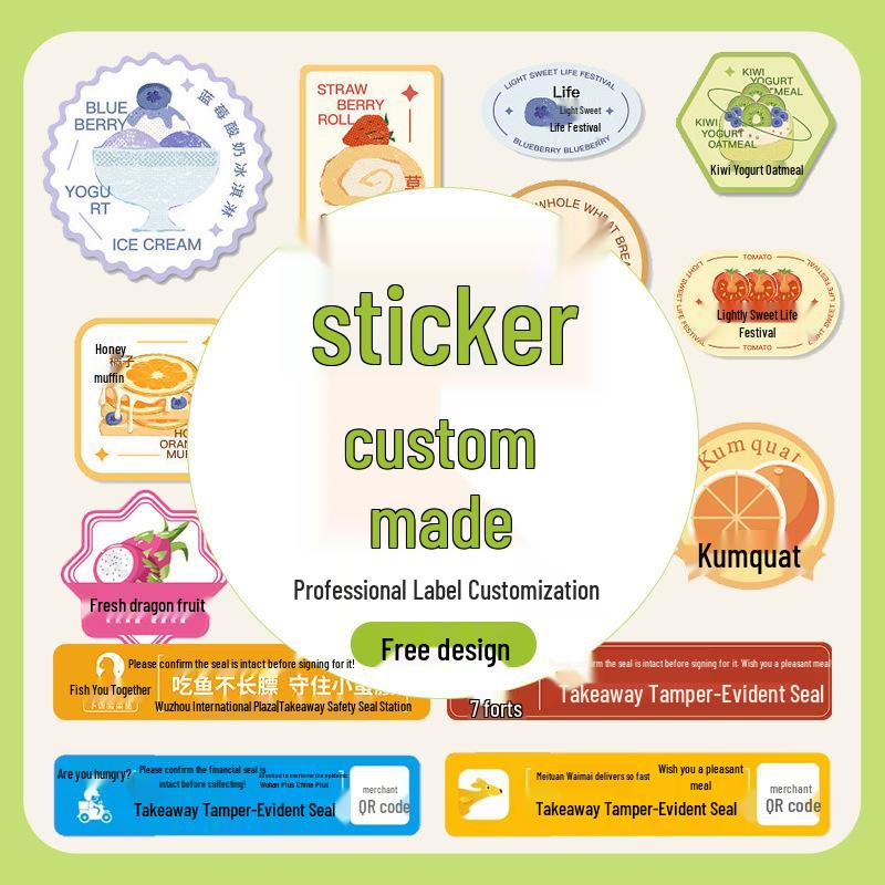 Takumi Self-Adhesive Tamper-Evident Food Safety Seal Label Peeler