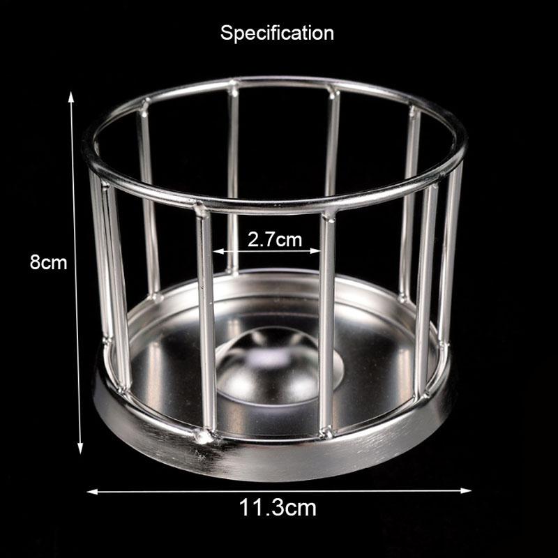 Large Size Stainless Steel Aquarium Pet Reptile Feeder Bowl Basin Food Water Pot Reptile Turtle Tortoise Supplies