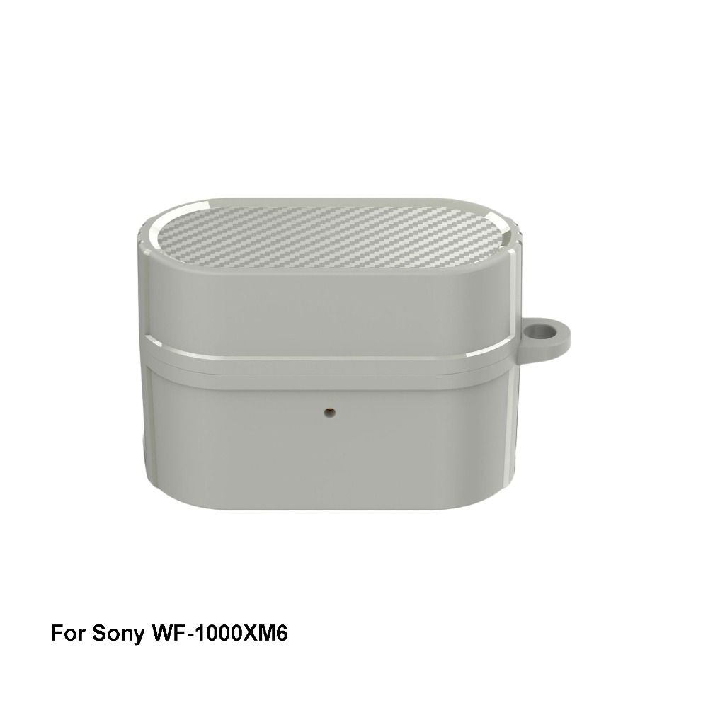 Carbon Fiber Pattern Magnetic Earphone Case Dustproof Earbuds Accessories for Sony WF-1000XM6