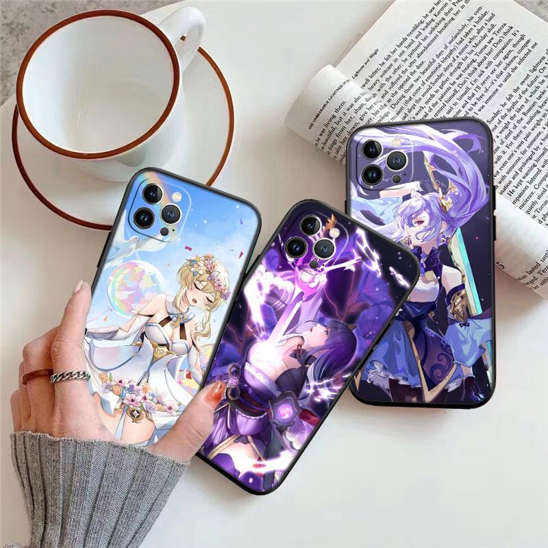 IK34 Genshin Impact Girl New High-End Shell Phone Case for Redmi Note 13 14 Pro+ Plus A3 A3X 13X 13C 13R 14S 14C 14R