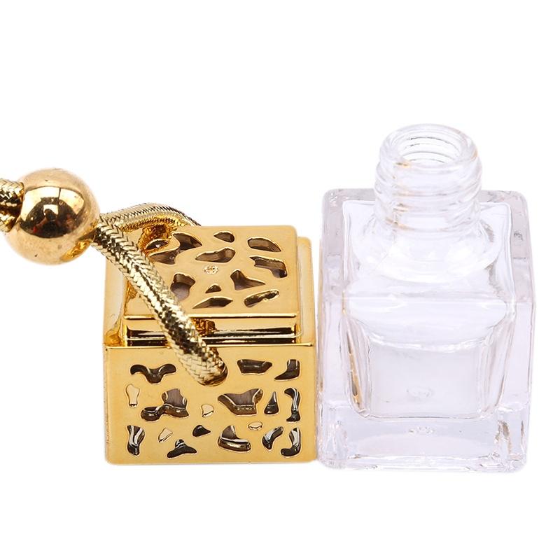 Empty Glass Bottle Essential Oils Diffuser Rearview Mirror Ornament Car Hanging Decoration Supplies