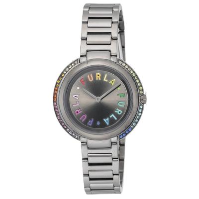 Часы FURLA ICONSHAPE серый циферблат из нержавеющей стали кварцевые часы ювелирные аксессуары WW00032003L7 29.5MM женские [Товар]