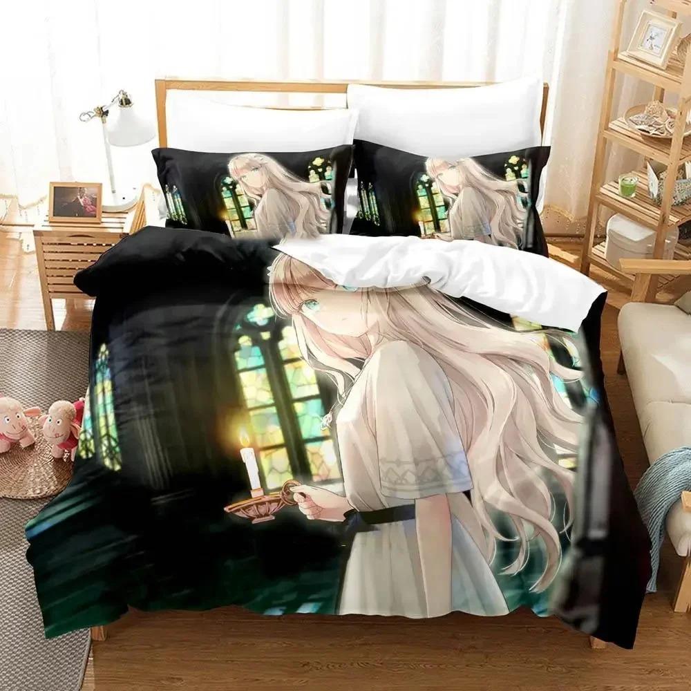 Ender Lilies Quietus Of The Knights Bedding Collections Exquisite Bed Supplies Set Duvet Cover Bed Comforter Set Luxury Birthday Gift