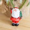 Милая фигурка Санта-Клауса, микроландшафтная модель, смола, миниатюра, рождественская фигурка, оригинальность, прочная, рождественские украшения, декоративная