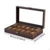 Watch Storage Box Organizer for Men Women Portable Home Decoration Protection Clear Top