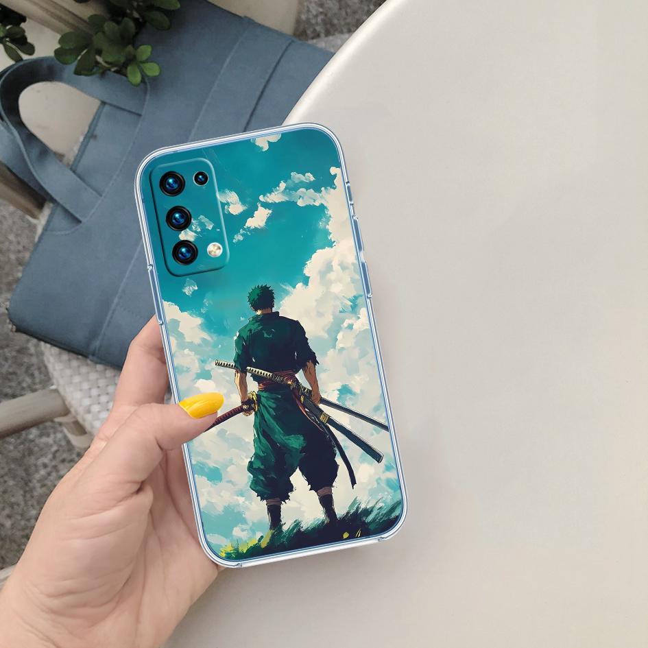 One Piece Zoro Soft Shell Transparent Phone Case for Motorola Moto G7 G8 G9 G84 G85 G73 G24 G15 Z2 Play Power Plus