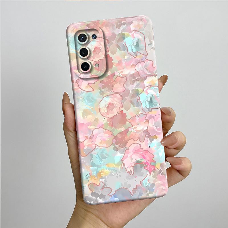For OPPO A74 5G A54 5G Case A93 5G Capa Silicone Soft Phone Funda CPH2197 CPH2195 CPH2263 Painted Printed Protective Back Cover