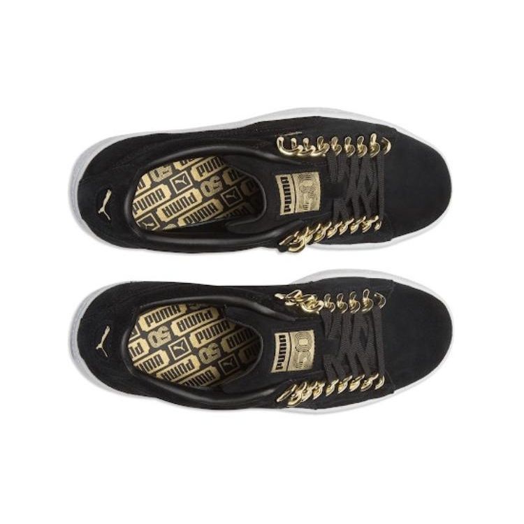 Puma Suede Classic Chain Low Top Sneakers Unisex Sneakers Black 367391-03
