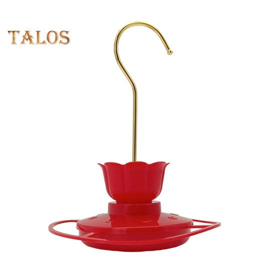 Кормушка для колибри. Герметичная тарелка-кормушка с 6 отверстиями для кормления в форме цветка. Легко наполняемая кормушка для колибри.