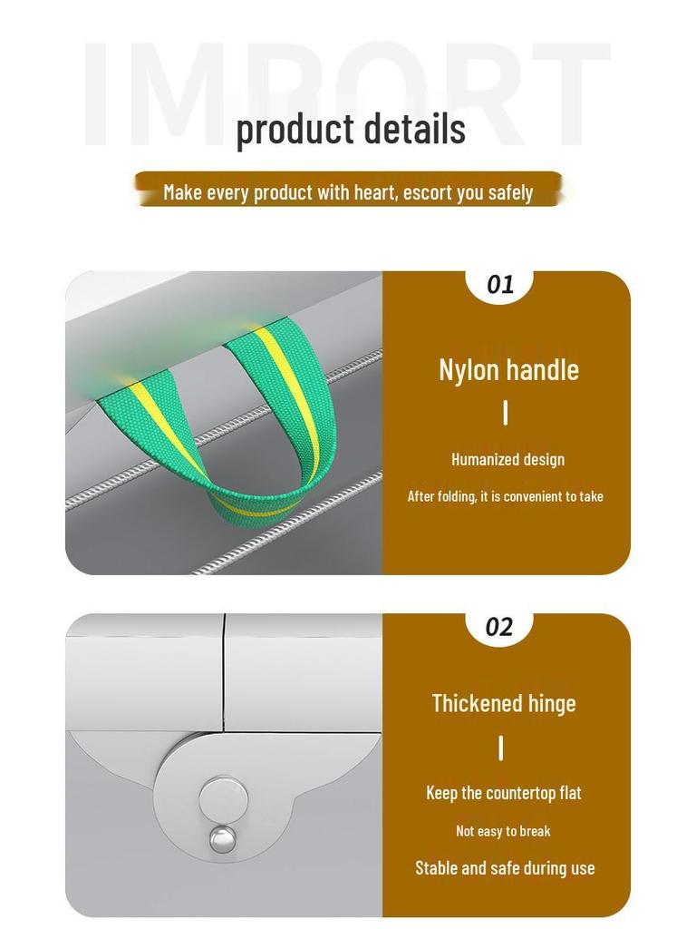 Folding Heightened Trestle Ladder and Putty Scraper for Construction