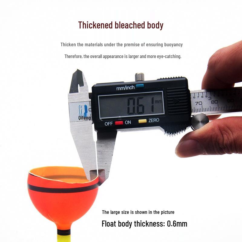 Большой животик Длинный заброс Светящийся поплавок для рыбалки на море и серебряного карпа