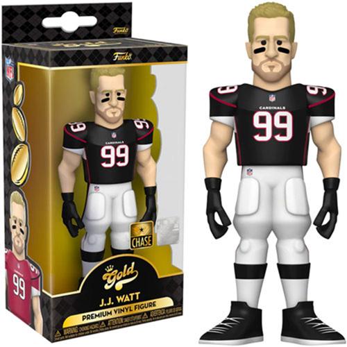 НФЛ: Виниловые 5-дюймовые виниловые пластинки Gold Chase Cardinals JJ Watt поставляются 1 из 6