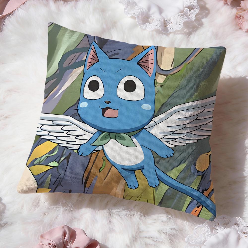 F-FAIRY TAIL аниме Наволочка Премиум Комфорт Двусторонняя Наволочка для Подушки - Дизайн "Два в Одном" для Любой Комнаты и Салона Автомобиля