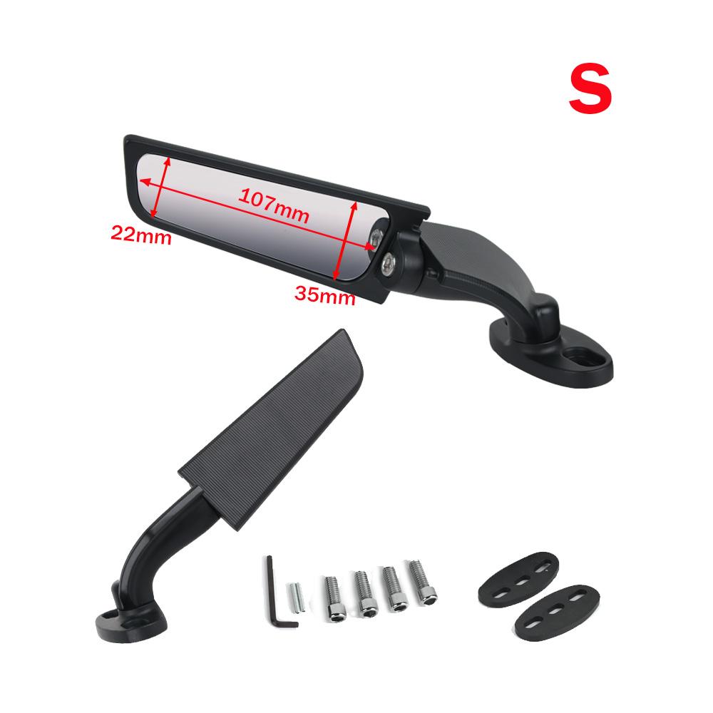 Крыльевые зеркала для мотоцикла, регулируемое вращающееся боковое зеркало заднего вида для BMW S1000RR 2009-2018 YAMAHA YZF R1 R125 R15 Honda