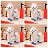 PP Cotton Cartoon Steed Doll Chinese Style Plush Horse Doll Pendant  Festive Decor
