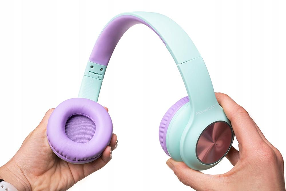 POWERLOCUS PLED WIRELESS ON-EAR BLUETOOTH HEADPHONES FOR CHILDREN 30h