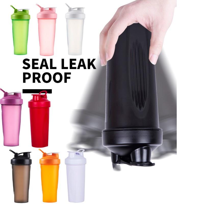 Спортивная шейкер-бутылка из ПП с индивидуальным логотипом, 600 мл, портативная для фитнеса, бутылка для воды