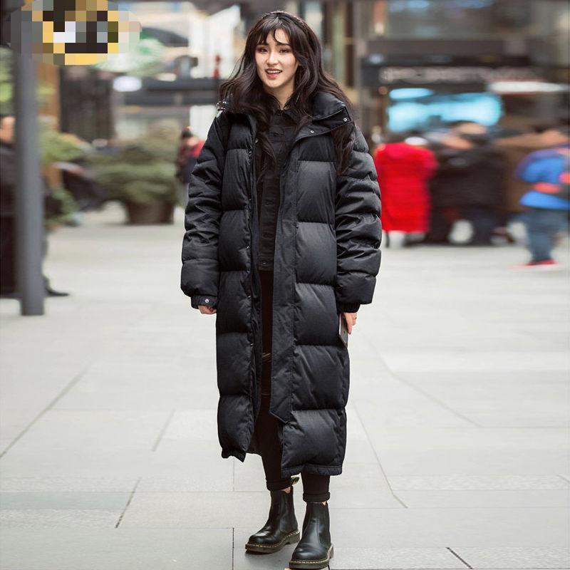 Fashion Warm Long Thick Cotton Coat for Women Couples In Winter