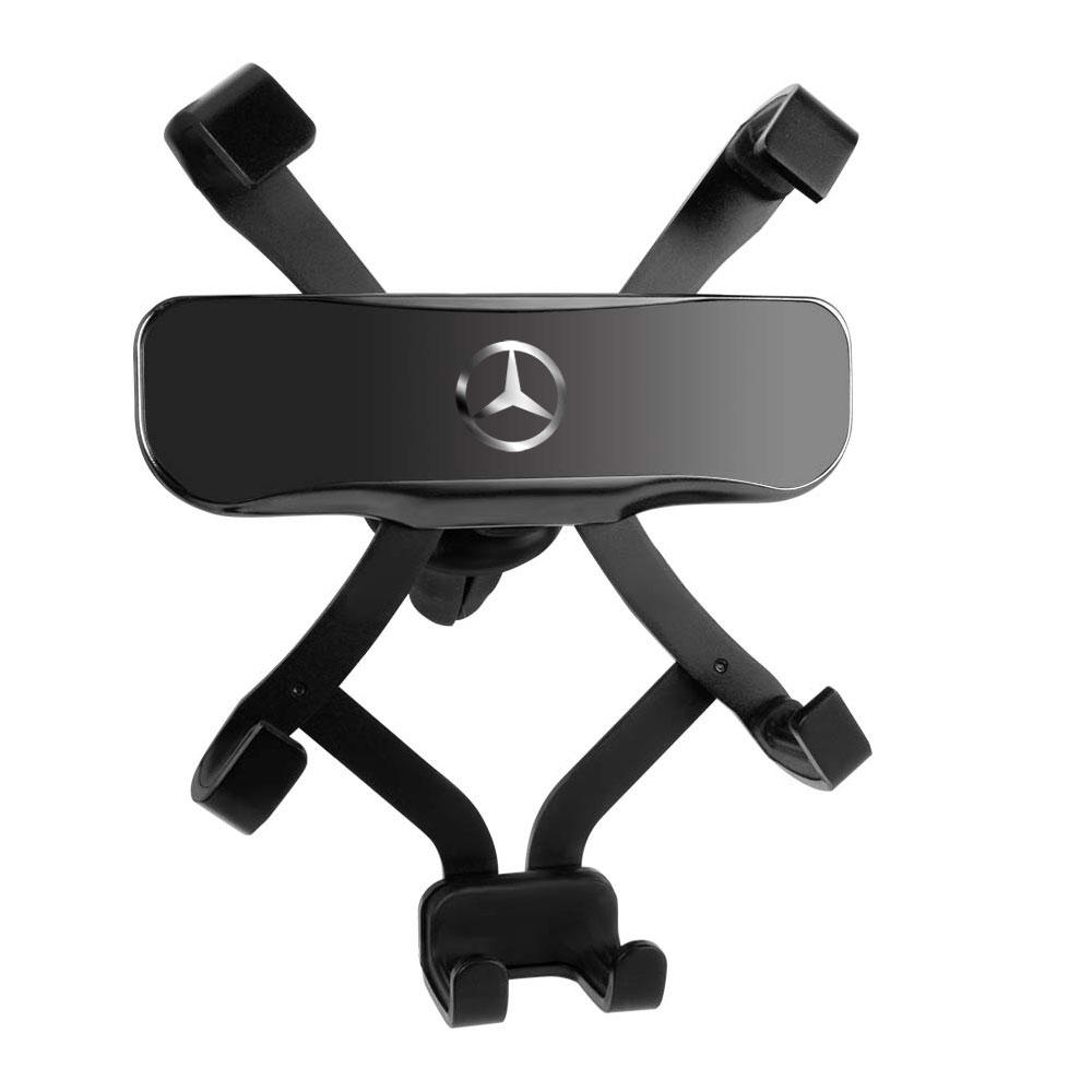 ISVIF1 Gravity Car Phone Holder Car Badge Retractable Stand Air Vent Clip For Mercedes Benz AMG W203 W206 W220 W205 W211 W212 W201 W210