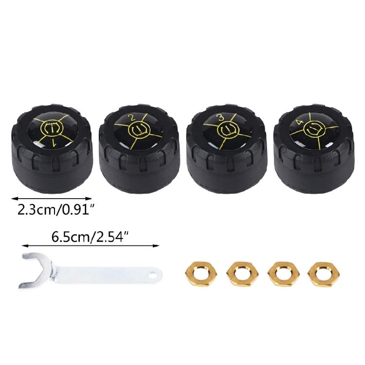 Внешние датчики давления в шинах (TPMS) с поддержкой Bluetooth и мобильным приложением