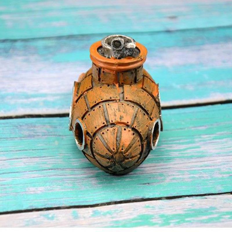 Смоляные подводные украшения, полые рыбы, укрытие для креветок, пещера, аквариум, ландшафтное украшение