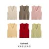2025 Spring Women's European & American Style Fashion Knit Vest