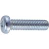 TRUSCO Pan Head Machine Fully M3 X 300 Screws, Unichrome, Threaded, 12, Pieces, B01-0312
