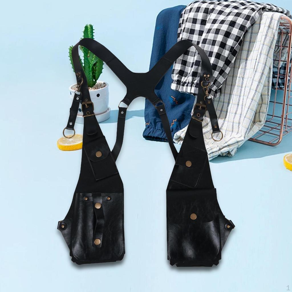 Shoulder Harness Bag Case Wallet Vintage Style Handmade Costume Steampunk Underarm Purse for