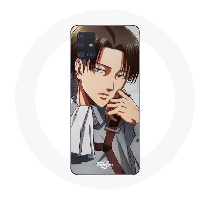 Coque pour Samsung Galaxy A51 Attaque des Titans Levi Ackerman Manga