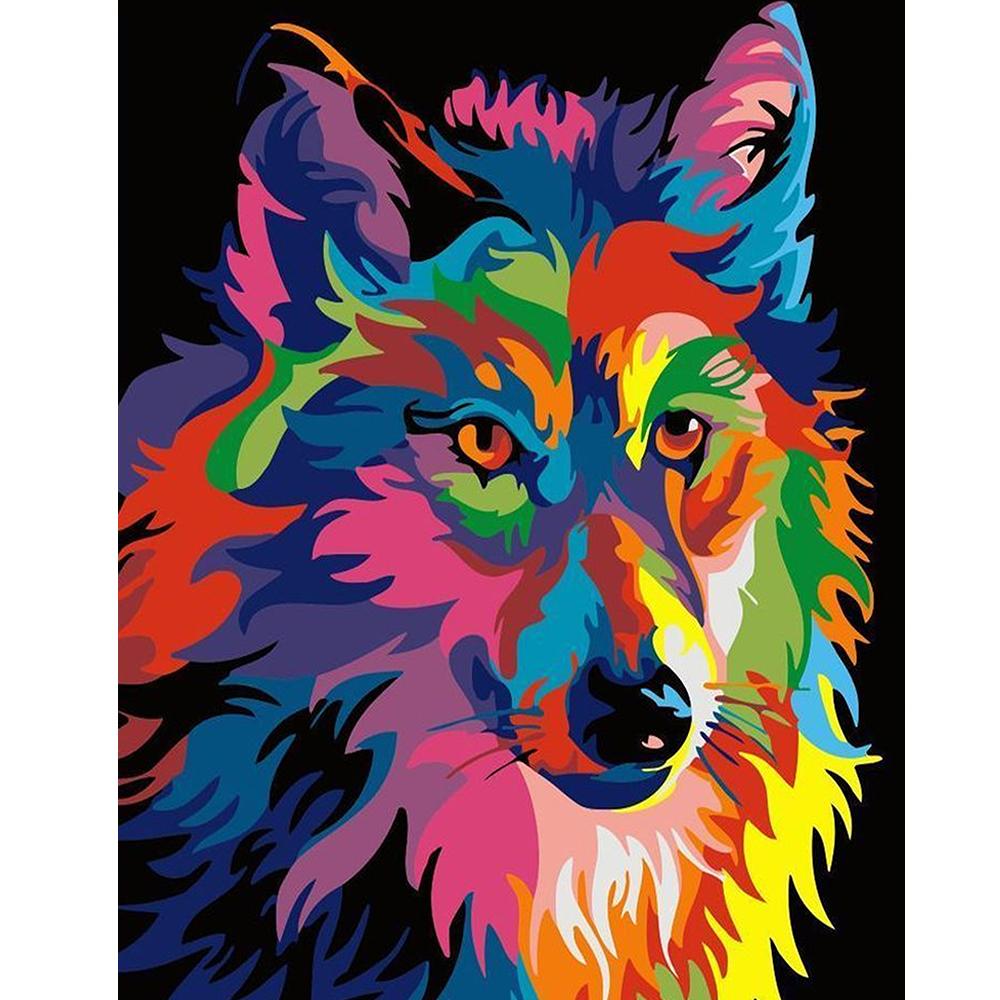 5D Diamond Painting Diy Animal Bird Wolf Horse Butterfly Full Diamond Handmade Diamond Embroidery Mosaic Home Decoration Gift