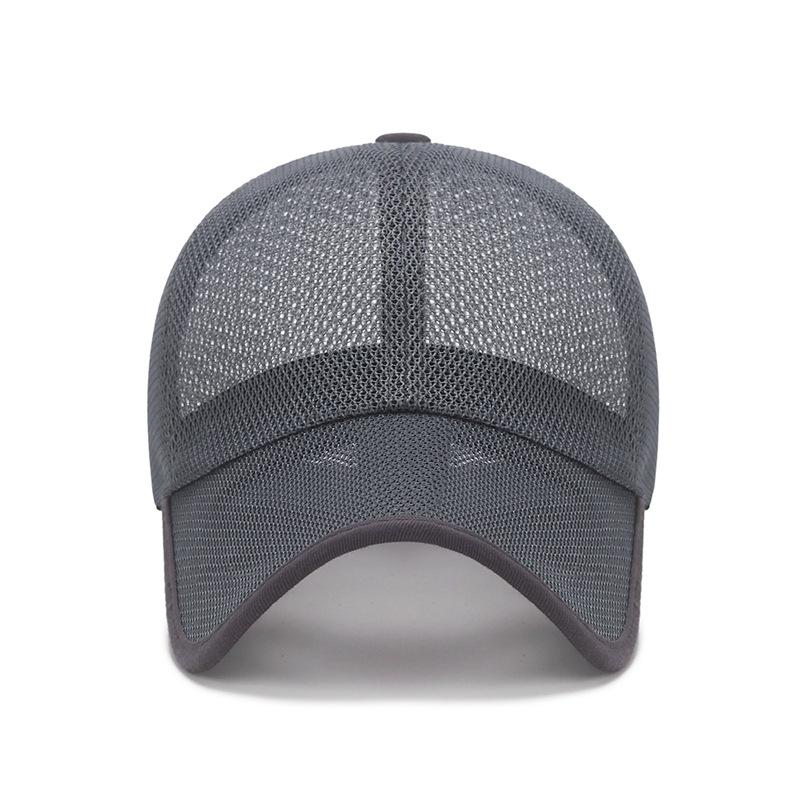 Summer Breathable Baseball Cap Mesh Sun Hat Men Outdoor Golf Fishing Hats Snapback Panama Hat Visor Peaked Cap