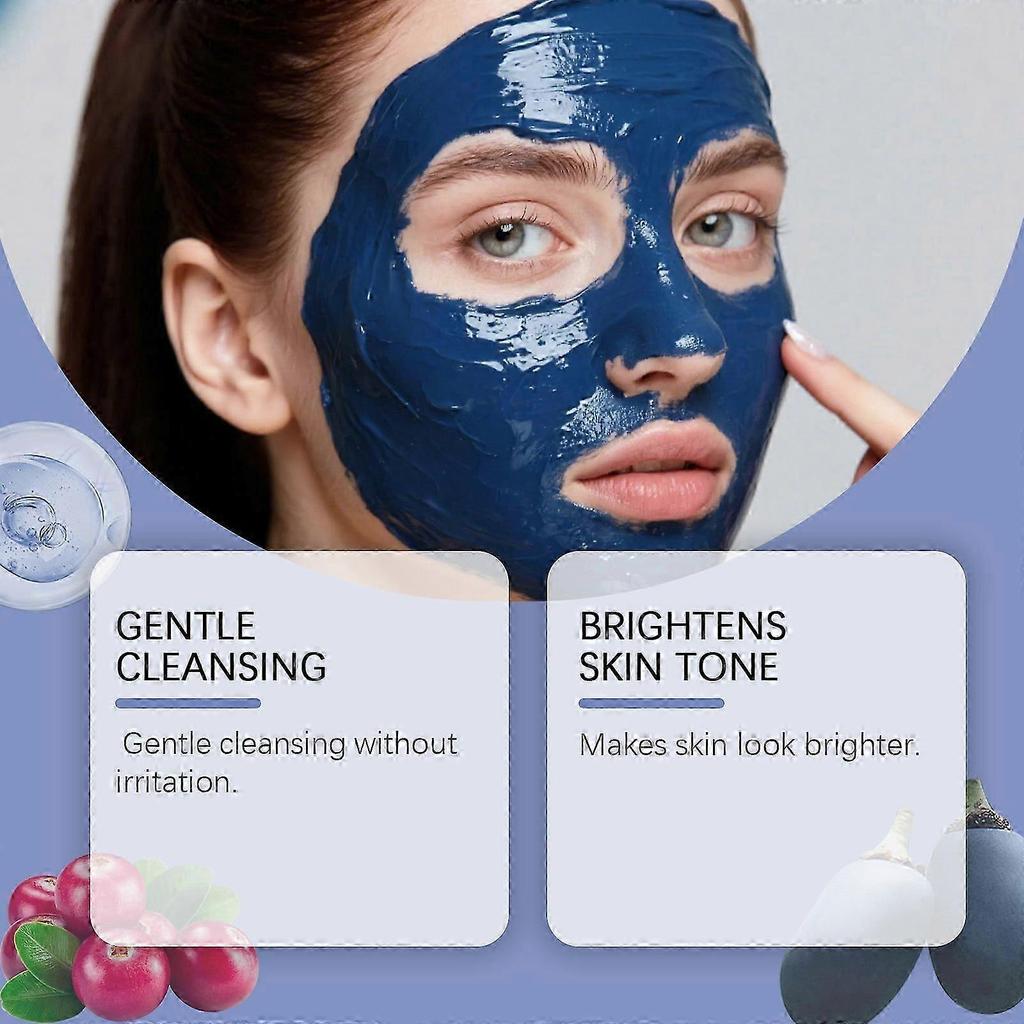 Moroccan Nila Powder for Skin, Moroccan Nila Facial Mask, Brightening & Skin Smoothing Clay Mask with Indigo Powder, Nila Powder for Skin Nourished