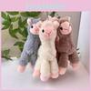 Alpaca Sweet Adorable Plush Toy Keychain Fluffy Mini Doll Great For Bag Charms