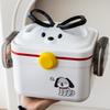 Large Capacity Cartoon Medicine Box Dust-proof Medicine Storage Box Durable Pill Container  Office