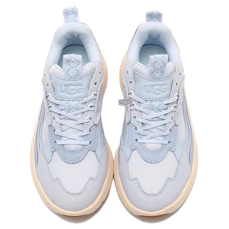 UGG CA1 Series Suede Mesh Trendy Comfortable Low-Top Lifestyle Casual Shoes Women Casual Shoes Blue 1137651-CRRN