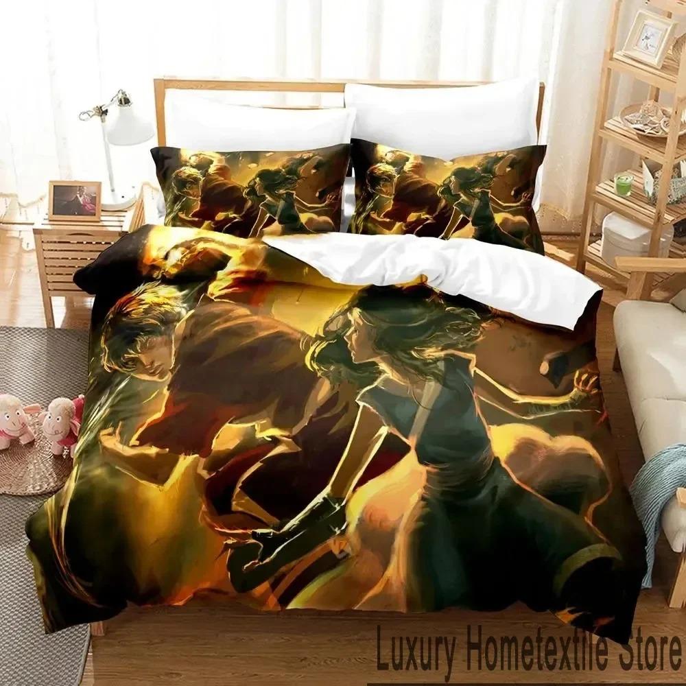 3D-принт с изображением мультфильма «Аватар: Легенда об Аанге» Комплект постельного белья для мальчиков и девочек, двуспальная кровать размера «king-size», пододеяльник, наволочка, кровать для мальчиков и взрослых