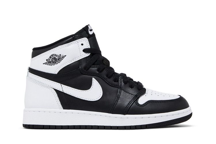 Jordan 1 Ретро High OG Черно-белый (GS)