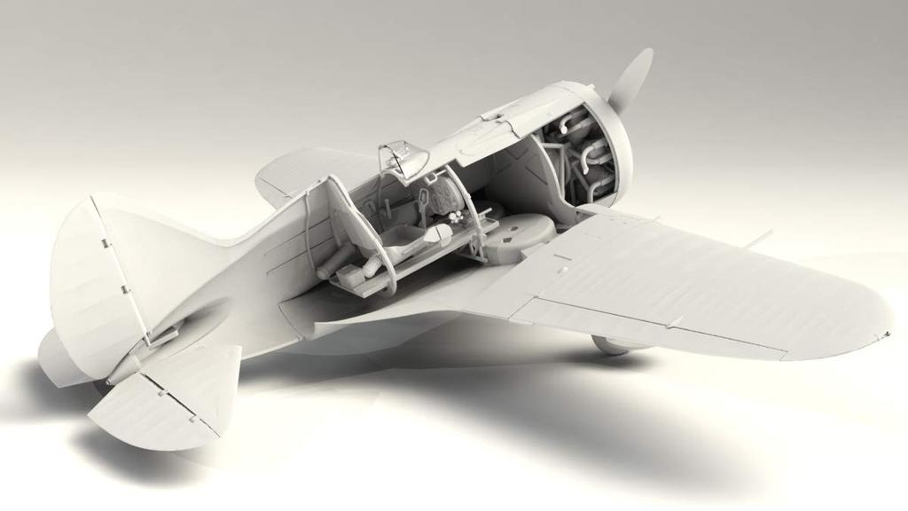 ICM Советские ВВС Поликарпов Тип 10 Пластиковая модель 32004 1/32 И-16