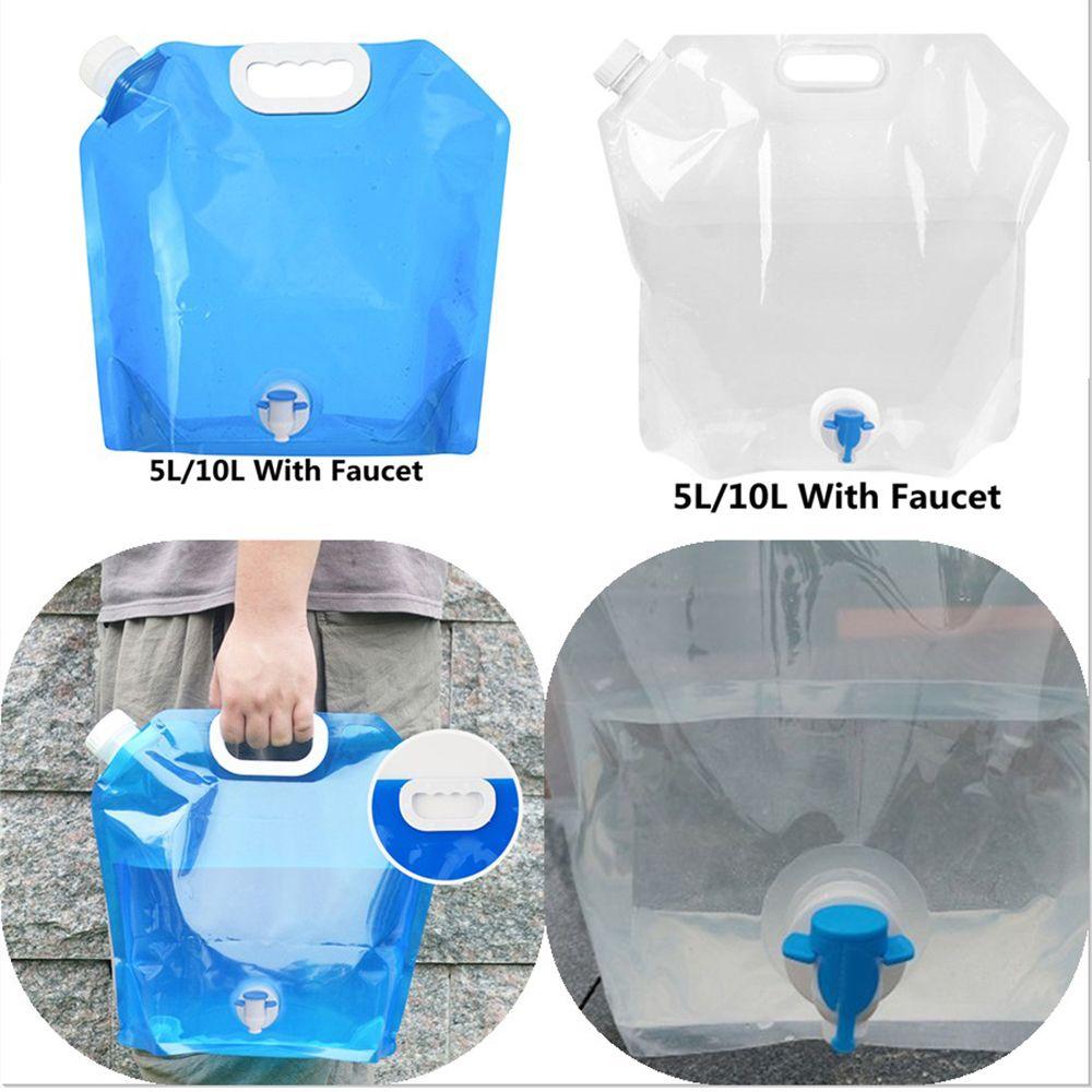 Кемпинг Пеший туризм Пикник Контейнер Аварийный резервуар для воды Ведро для хранения Водный мешок Спортивная бутылка для езды
