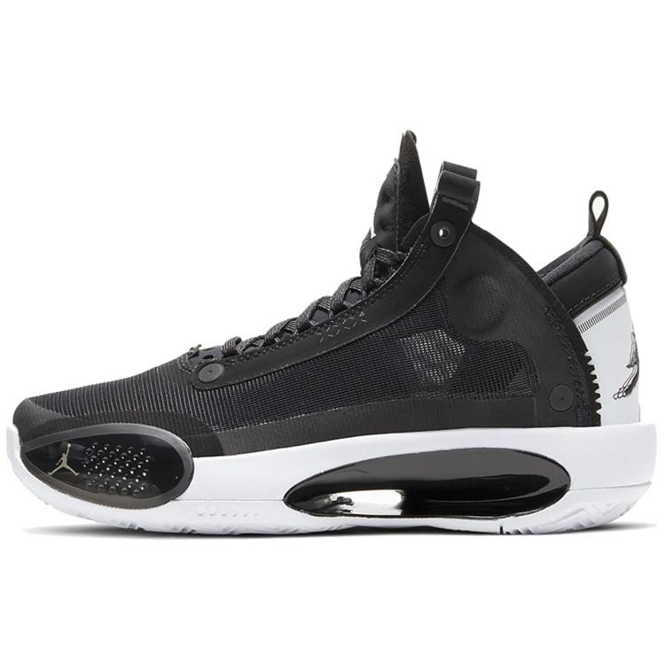 Air Jordan 34 BG 'Eclipse' (унисекс) Черные / Черно-Металлически-Серебристые Детские Баскетбольные Кроссовки BQ3384 001