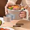 With Handle Noodles Ramen Bowl Large Capacity Fruit Salad Rice Soup Bowl  Kitchen Accessories