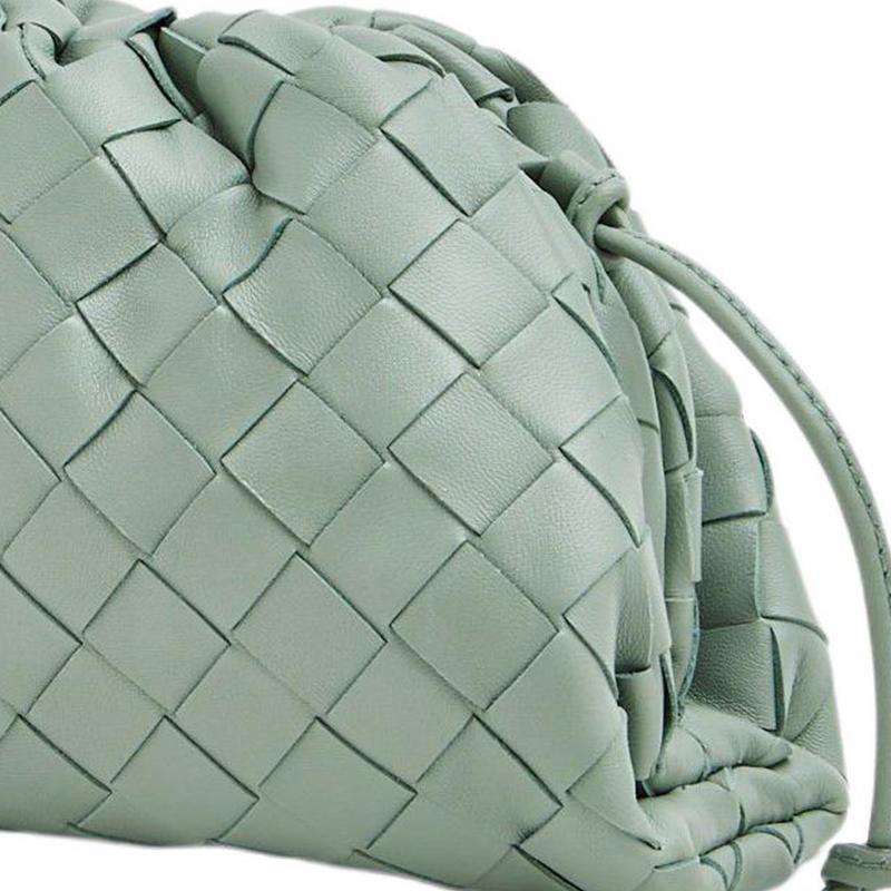 Bottega Veneta Pouch Bag New Sauge/Gold Women Pouches Green 585852-VCPP1-3403