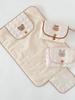 Korean Quilted Breathable Cotton Embroidered Newborn Waterproof Diaper Pad & Bag