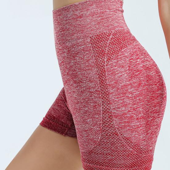 2 Pcs/Set Women Sports Suit Push-up Sleeveless Vest with Chest Pads Seamless Quick-drying High Waist Shorts Sportwear Yoga Fitness