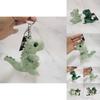 Cozy Green Cartoon Dinosaur Plush Toy Keychain Perfect For Children And Gifts