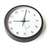 KATOMOKU muku clock 13 Коричневые настенные часы с непрерывной секундной стрелкой km-104BR 306мм (кварцевые часы)
